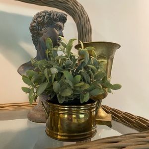 Vintage Brass Planter